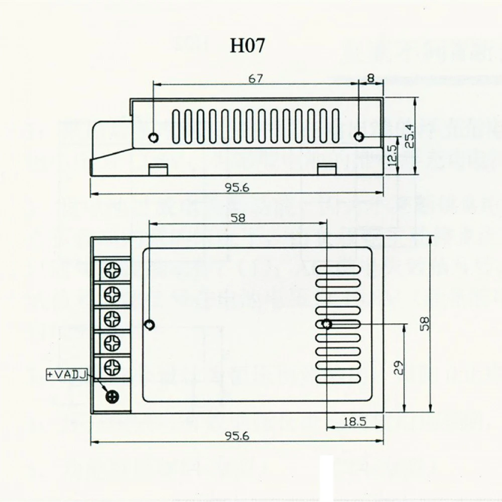

±12V Switching Power Supply Module AC-DC Converter AC100-240V to DC±12V 1A Regulated Power Supply with Short-circuit Protection