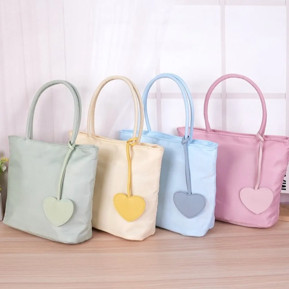 

Сумка-тоут допамина в корейском стиле с двойными ручками, подарочная квадратная сумка на плечо, повседневная нейлоновая женская сумка