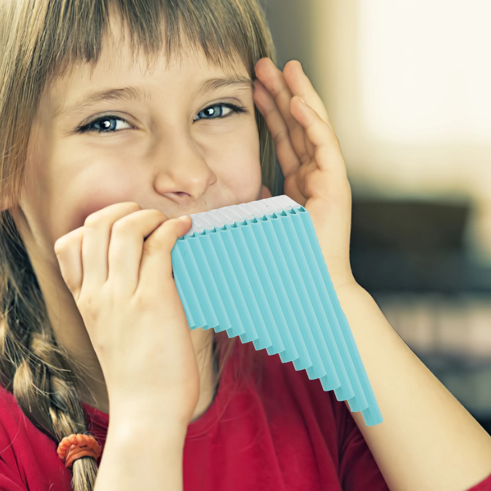 

Beginner Panpipe Set 16/18 Pipes C Key Kids Musical Instruments School Teaching Durable Professional Flute