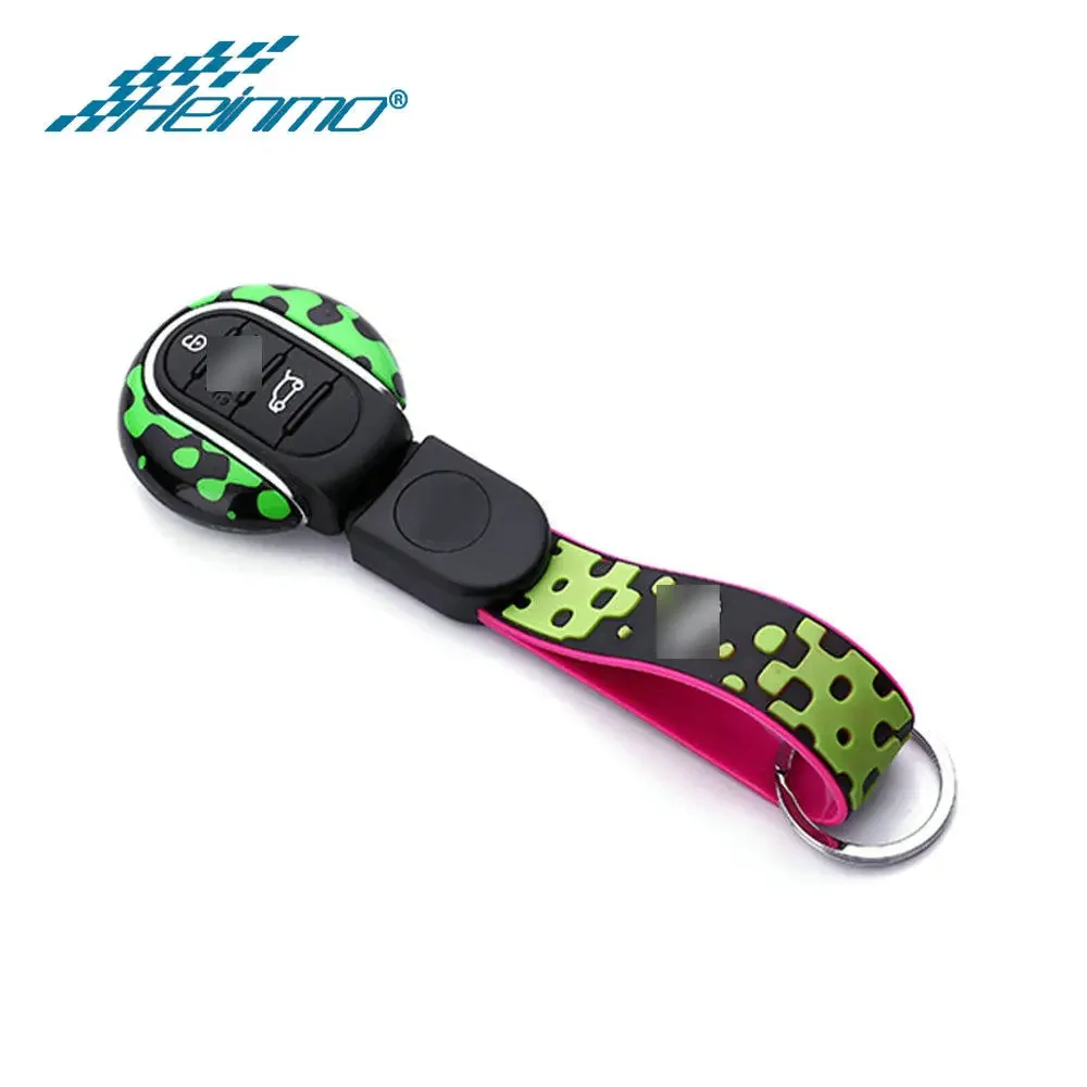 For MINI Cooper JCW S F54 F55 F56 F57 F60 Clubman Countryman Accessories Car Key Cover Rope Key Case Styling Holder Protection