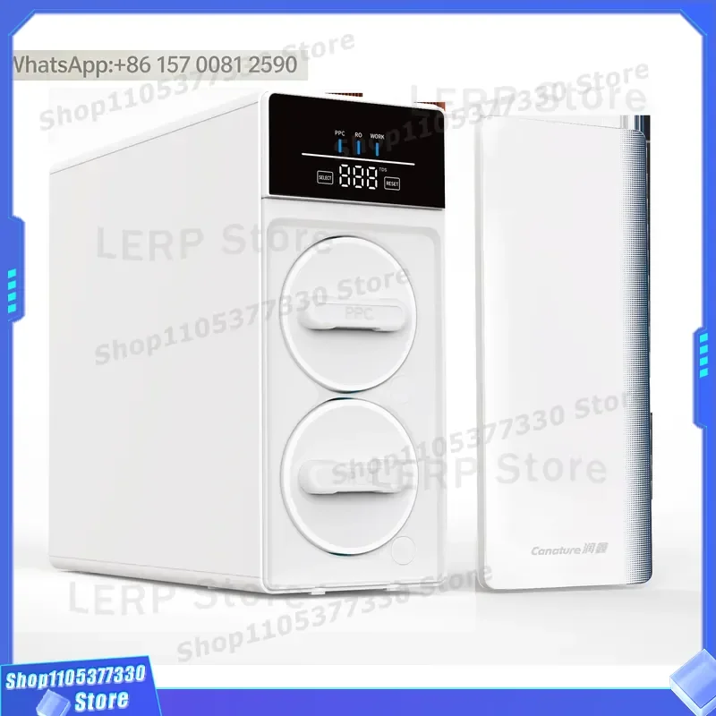 Customized 400G-1000G Reverse Osmosis Water Purification System 2 Cartridges 4 Filtration Process Intelligent Faucet
