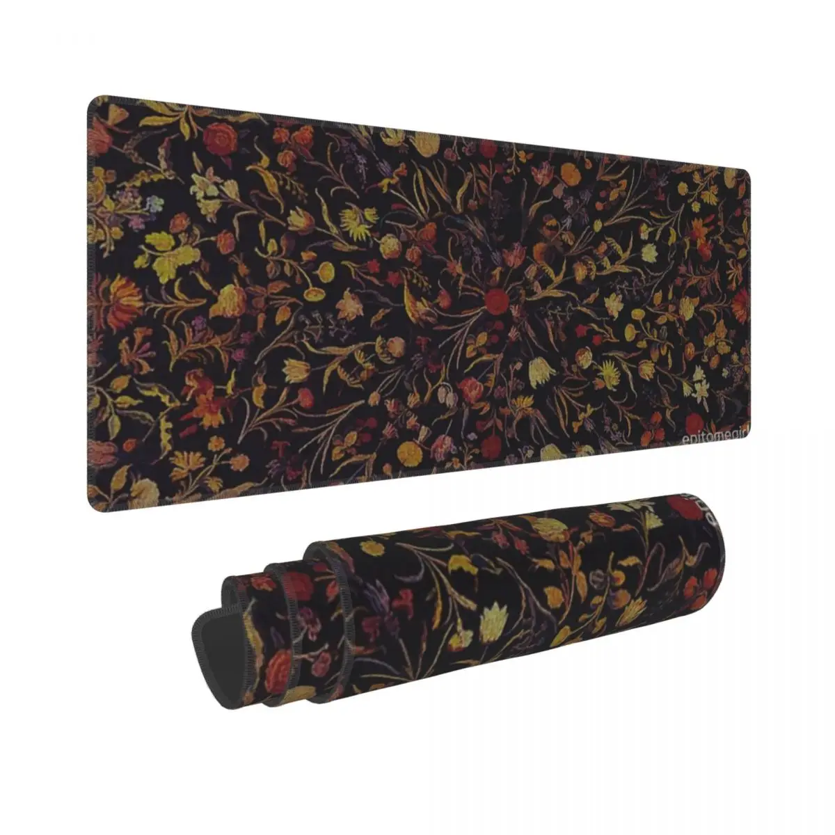 Midnight Floral Rubber Keyboard Pads