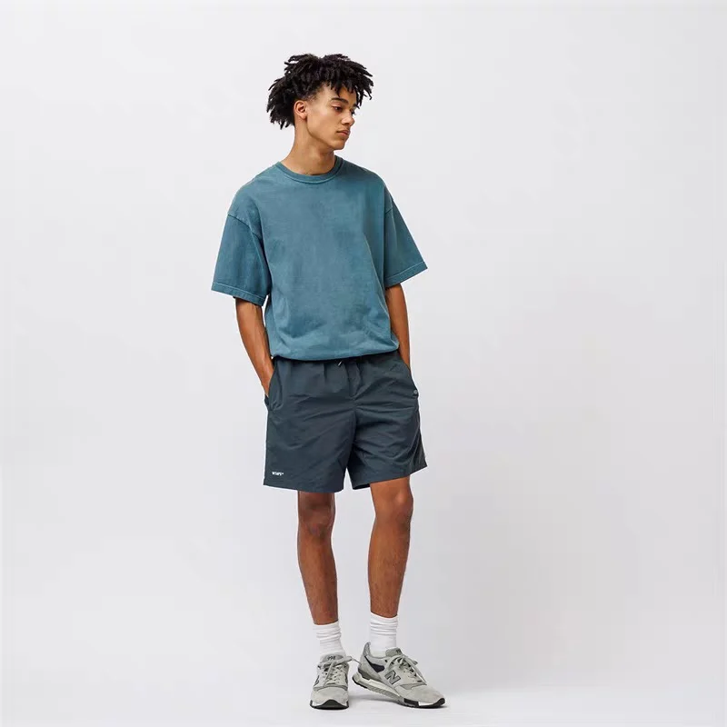 Loose Fit Breathable Nylon Shorts Casual Printed Unisex  Color Summer Sporty Versatile Soft Polyester Fiber Shorts
