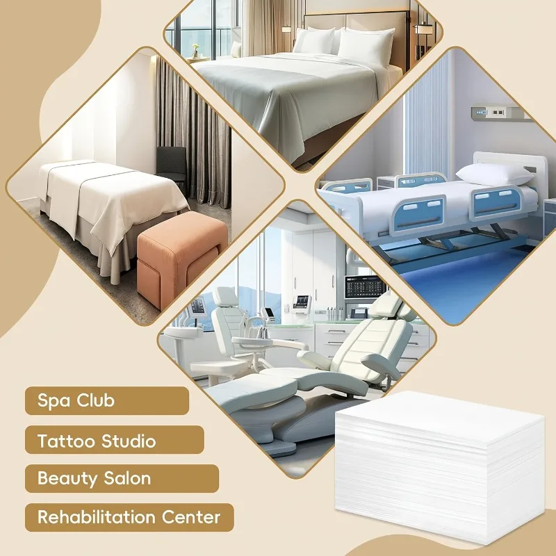 100pcs Disposable Massage Table Sheets Non-Woven Fabric Bed Covers for Ultimate Hygiene And Comfort In Massage, Tattoo, And Spa view 5