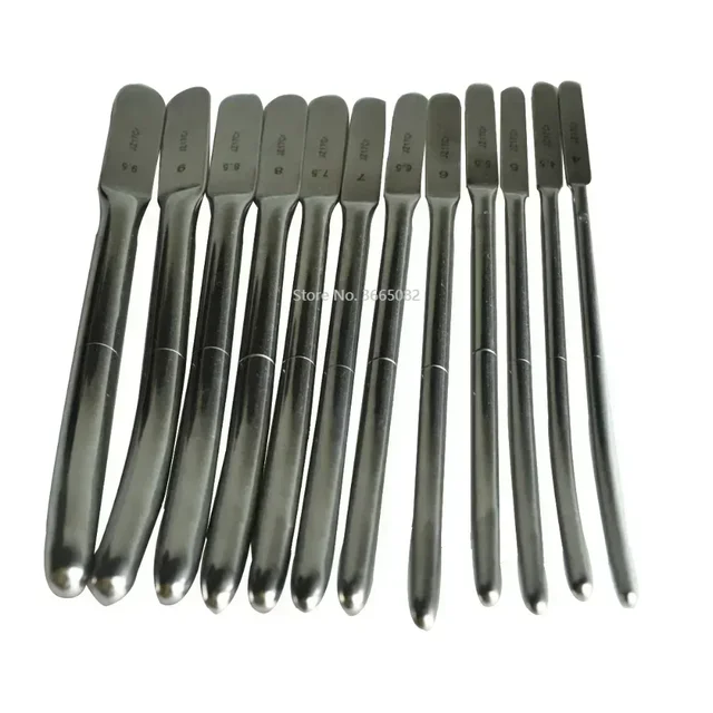 12 sztuk/zestaw DILATOR Zestaw diagnostycznych dźwięków chirurgicznych cewki macicy i cewki moczowej