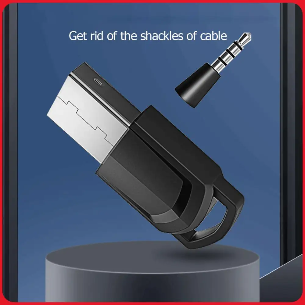 Adaptador de Auriculares Inalámbricos, Receptor para PS5, PS4, PC, Transmisor de Audio para Auriculares