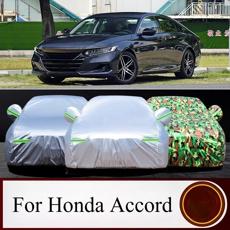 Car Cover Protection Rainproof Flame Retardant Sunshade Dust Proof Anti Freeze For Honda Accord 9th/10th Generation Heavy Duty