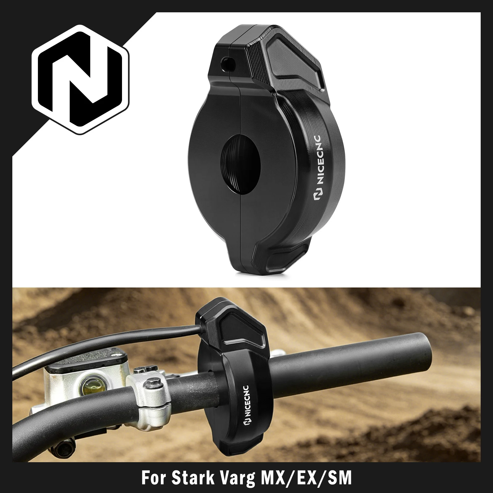 NICECNC For Stark Varg EX Stark Varg MX Stark Varg SM 2024 2025 2026 Throttle Housing Guard Cover Protector Electric Dirt Bike