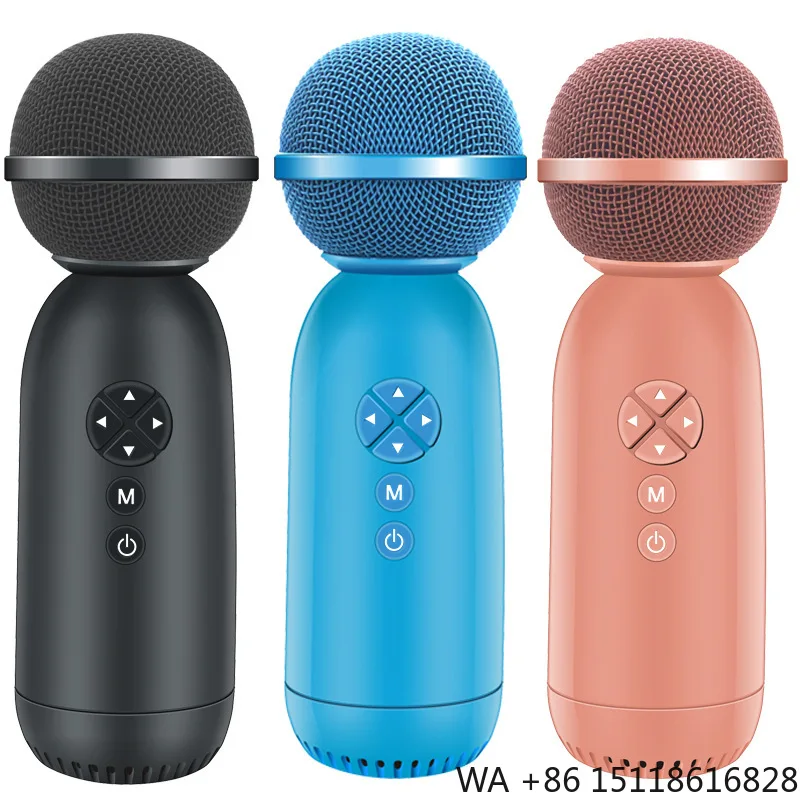 Kingstar Wireless Microphone Karaoke Machine for Kids Toys&Gifts,Home KTV Party Player 4 in 1 Handheld Microphones Speaker
