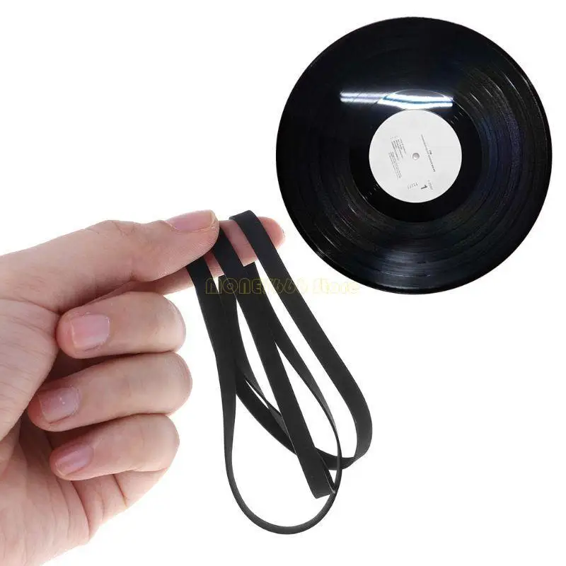 F62C Drive Belt Rubber Turntable Transmission Strap 3mm Replacement Accessories