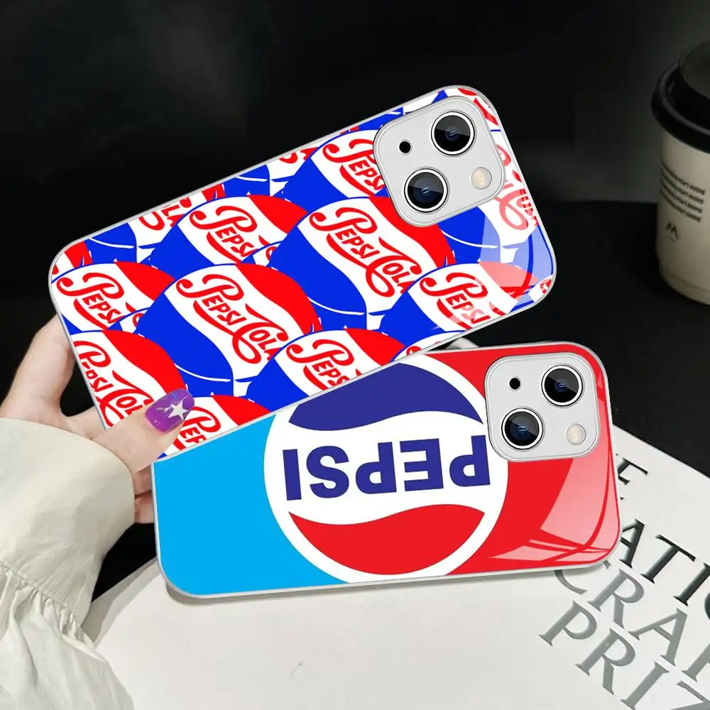 Vidrio templado P-Pepsi para iPhone 14 13 12 11 Pro Mini XS MAX 14Plus X XS XR