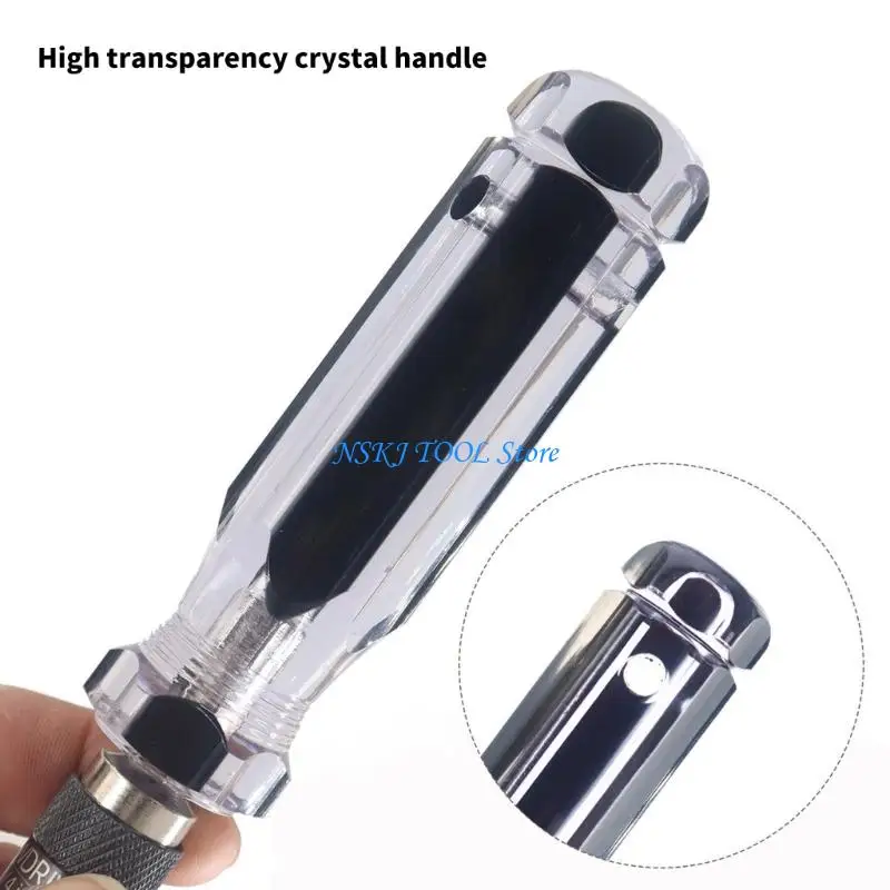 L8RC Lightweight Hexagonal Screwdriver Bit Selves Locking Handle for Precisions Work