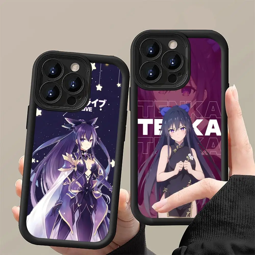 

Чехол для телефона Date a Live Tohka Yatogami для iPhone 17 16 15 14 13 12 11 Air Pro Max Plus, утолщенный, из ТПУ, цветной, роскошный, красивый