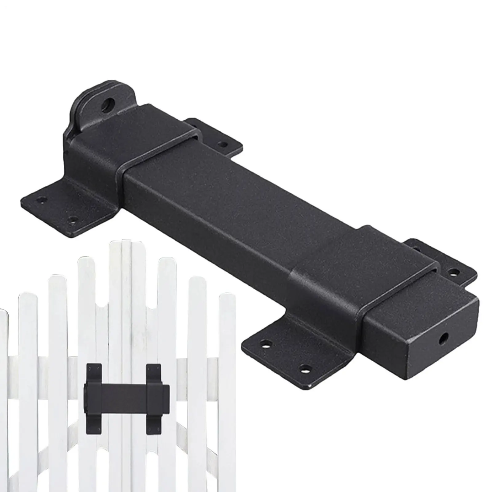

Padlockable Sliding Bolt Lock Indoor and Outdoor Use Padlockable Slide Bolt Adjustable Fence Door Latch Weather Resistant