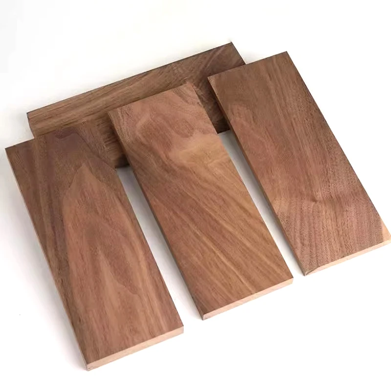 

North American Black Walnut Board Handmade Solid Wood DIY Engraving Material Ornament Base Log Desktop Decorative Board