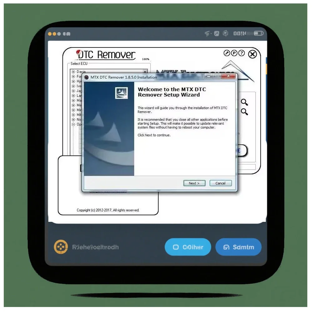 MTX DTC Remover 1.8.5.0 Latest Version with Keygen 9 Extra ECU Tuning Software Compatible with KESS KTAG FGTECH OBD2 Tools