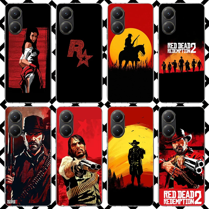 Coque de téléphone Red Dead Redemption 2 pour Xiaomi Poco F7 Ultra X7 X6 X5 Pro X4 Gt M8 M7 Redmi 15 15C 13 13C 12 12C, housse souple Fundas