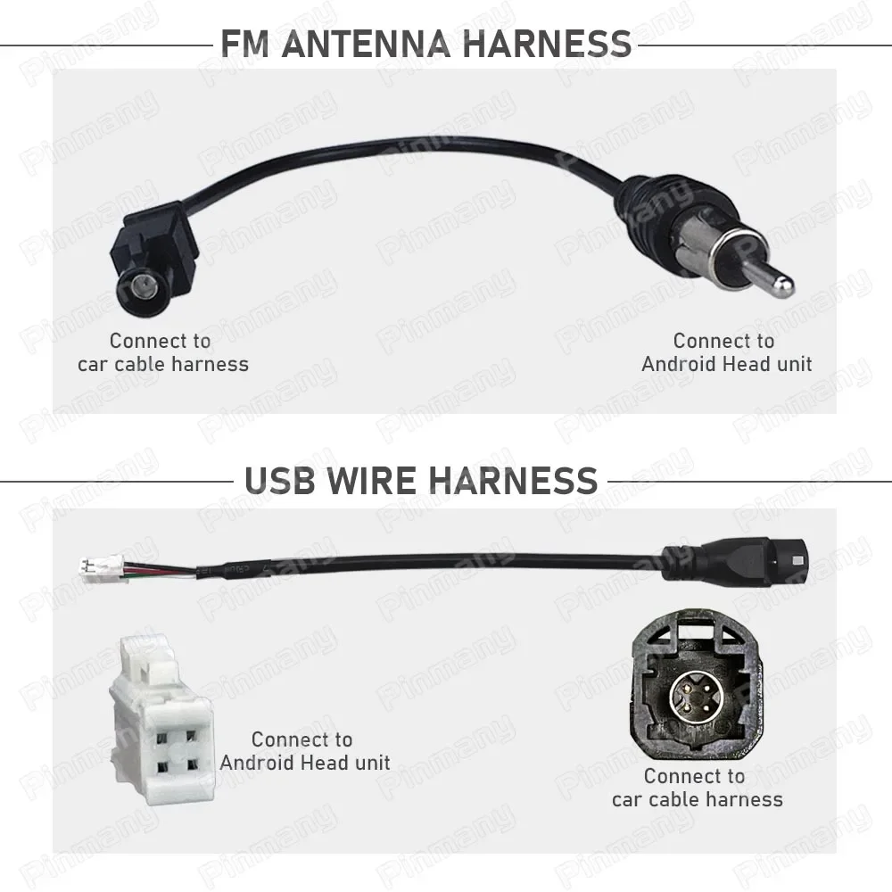 

Car Head Unit Cable Adapter Power audio Wiring Harness connector Hiworld CAN Bus Decoder For Peugeot 2008 C3-XR 508 4008 408 308