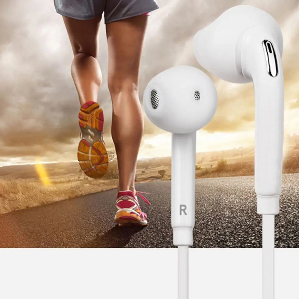 Wired Earphone Support Microphone Stereo Bass In-ear Wired Control Earbud Audio Accessories for Android/Apple Phone