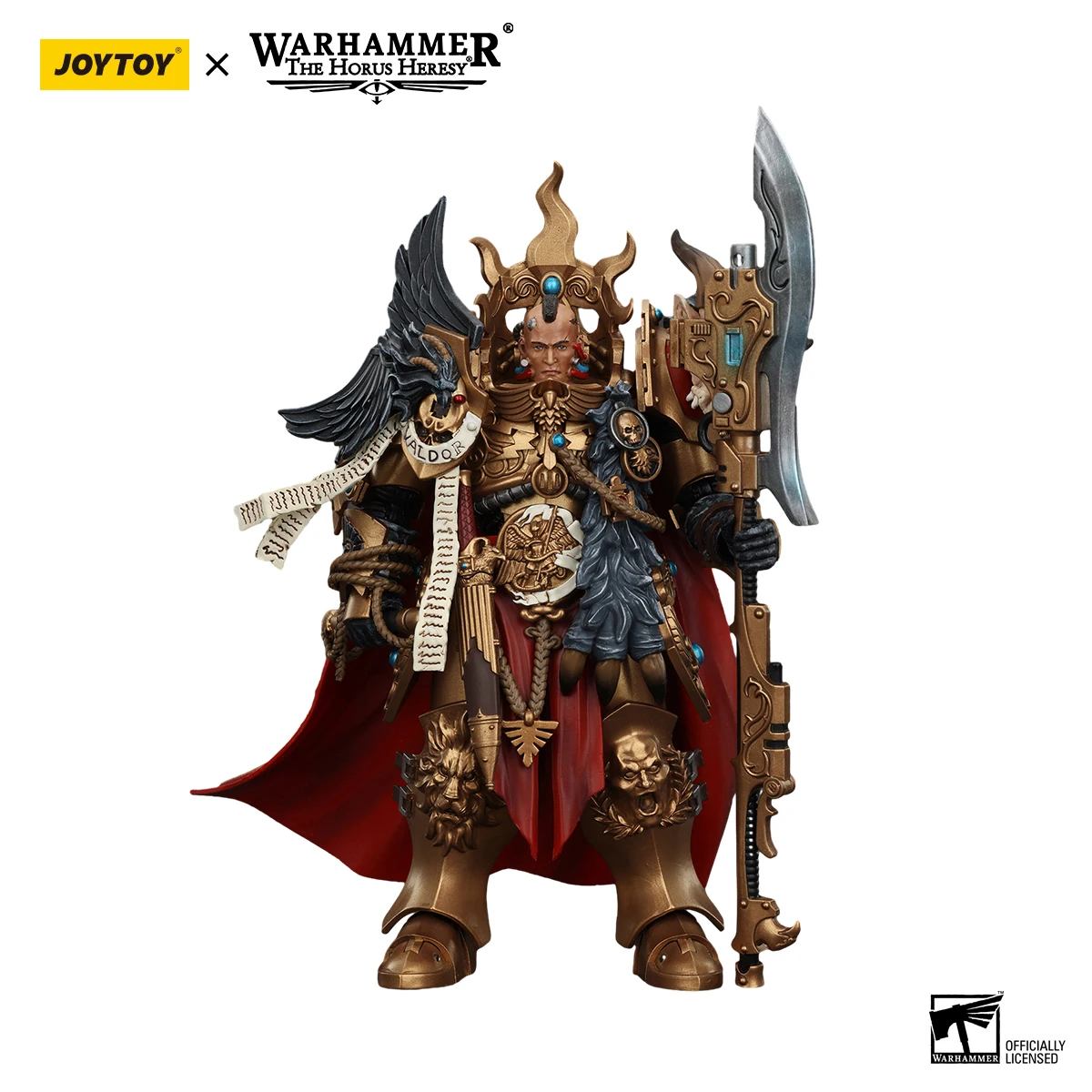 JOYTOY Warhammer Legio Custodes Constantin Valdor Action Figure Toys Valdor Model Movable Dolls Fans Collection