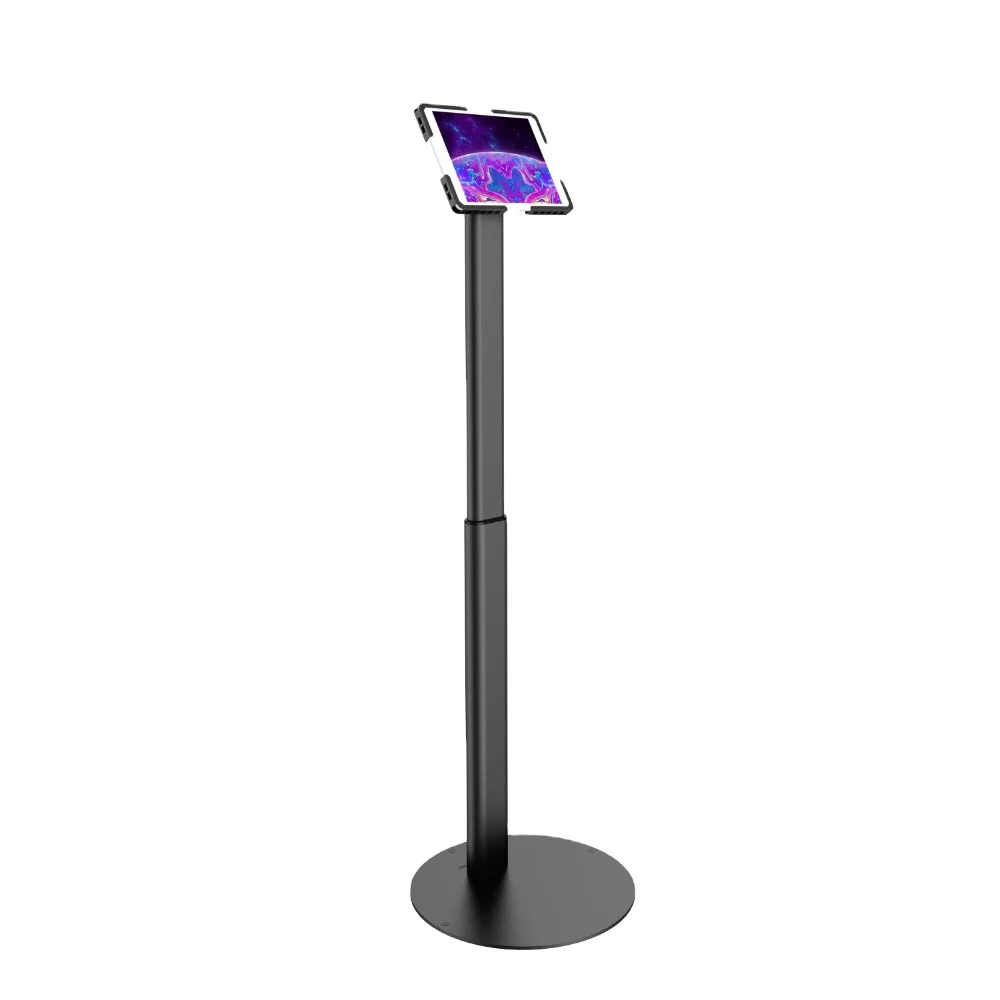 HOT Universal 360 Degree Rotating Metal Tablet PC Floor Stand Built-in Cable Management Adjustable Height 700-1200mm 9.7''-13''