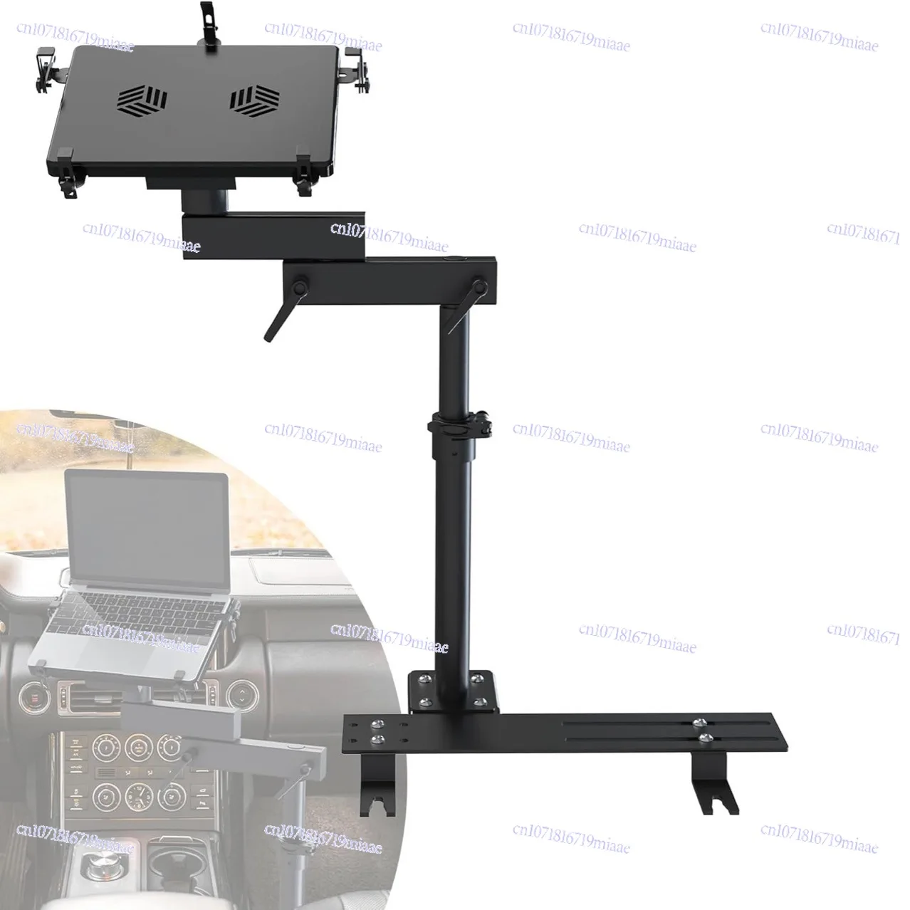 Car laptop mounting table, adjustable car folding computer table