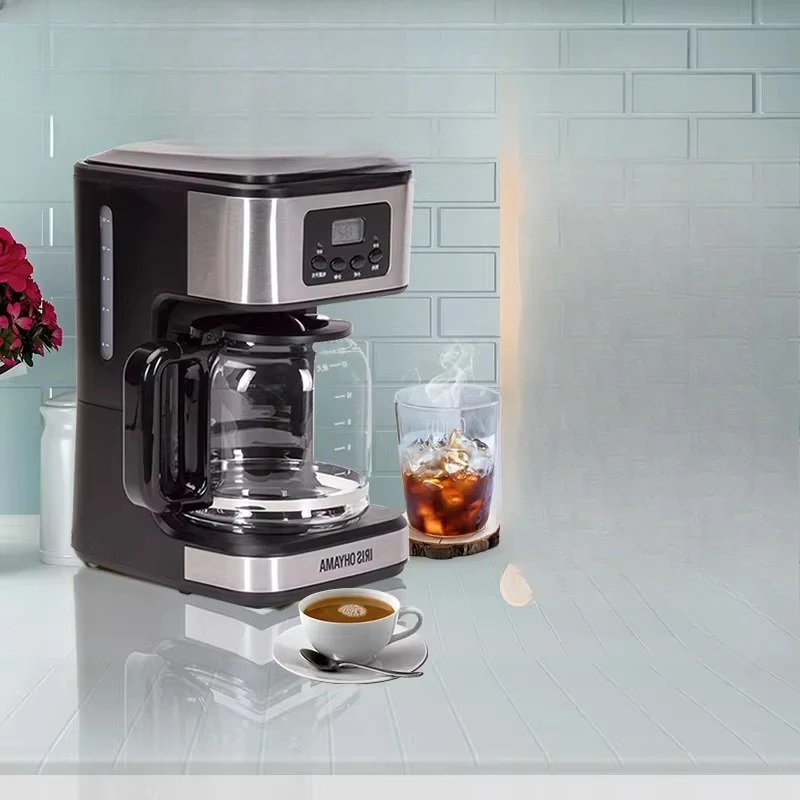 Coffee machine household small American drip coffee pot automatic large capacity