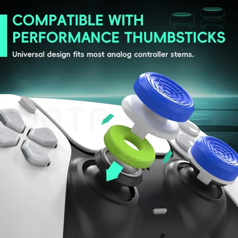 DATA FROG Thumbstick Precision Resistance Rings Aim Assist Buffer Rings 6/8PCS view 4