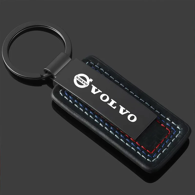 Luxury Metal Car Emblem Keyring Keychains For Volvo EX30 XC60 XC40 V60 ...