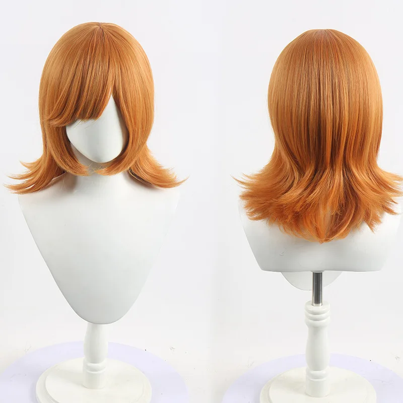 

Aimine Universal Short Cosplay Wig Girl Blonde Grass Green Black Straight Men's Wig for Halloween Female Squirrel Cosplay Wig