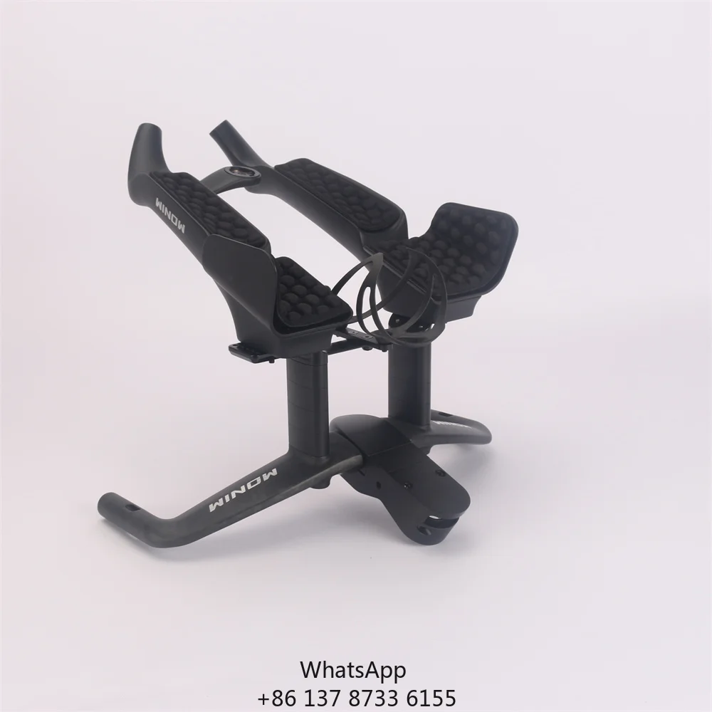 2026 New HB053 Road Bike Triathlon Time Trial Full Carbon Bicycle Rest TT Handlebar 25degree For Aero Extension Bar