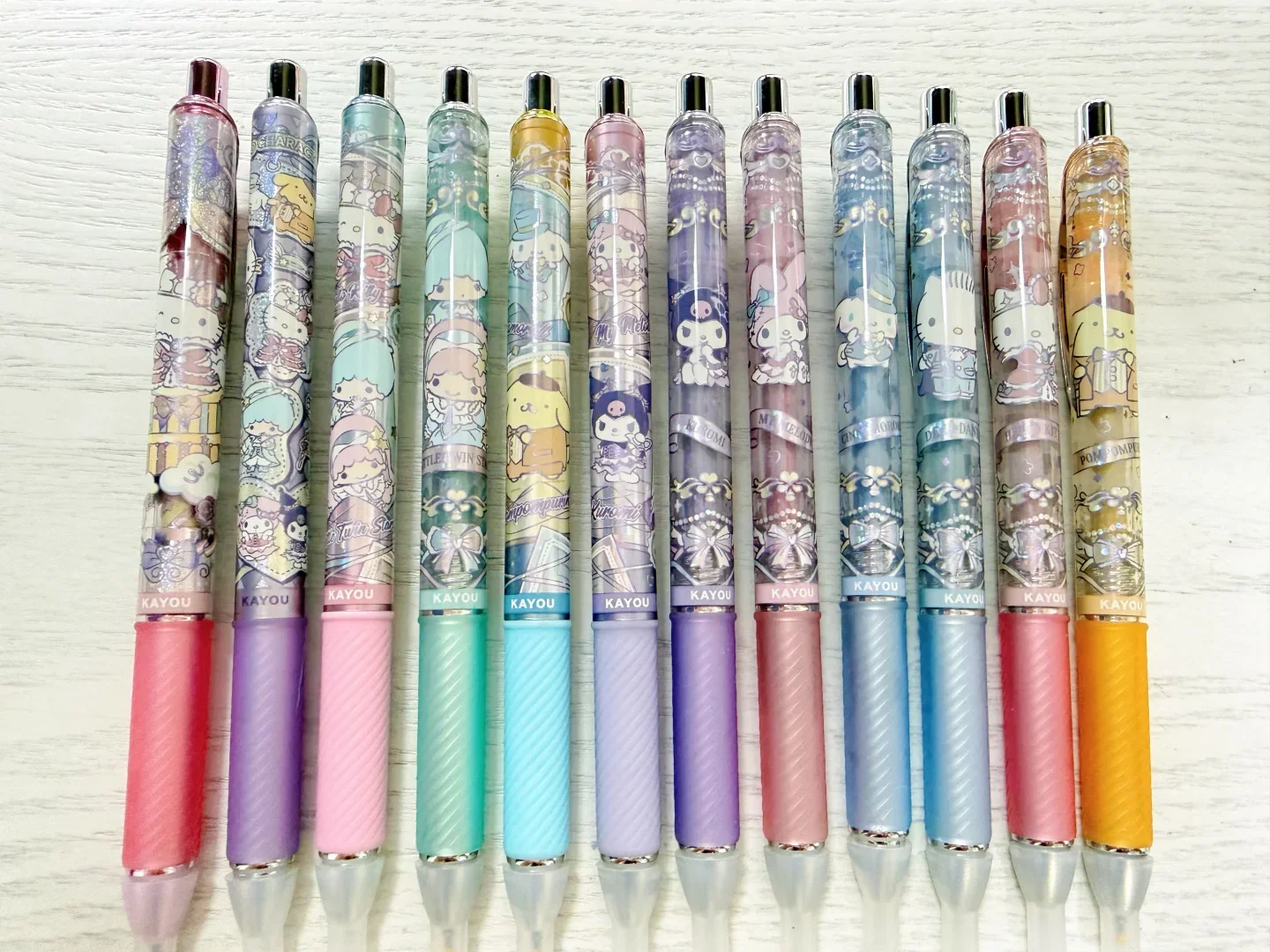 Kayou Sanrio Characters Gel Pen Blind Box 0 5Mm Fine Point Smooth Writing Signature Pen Office Stationery Supplies view 6