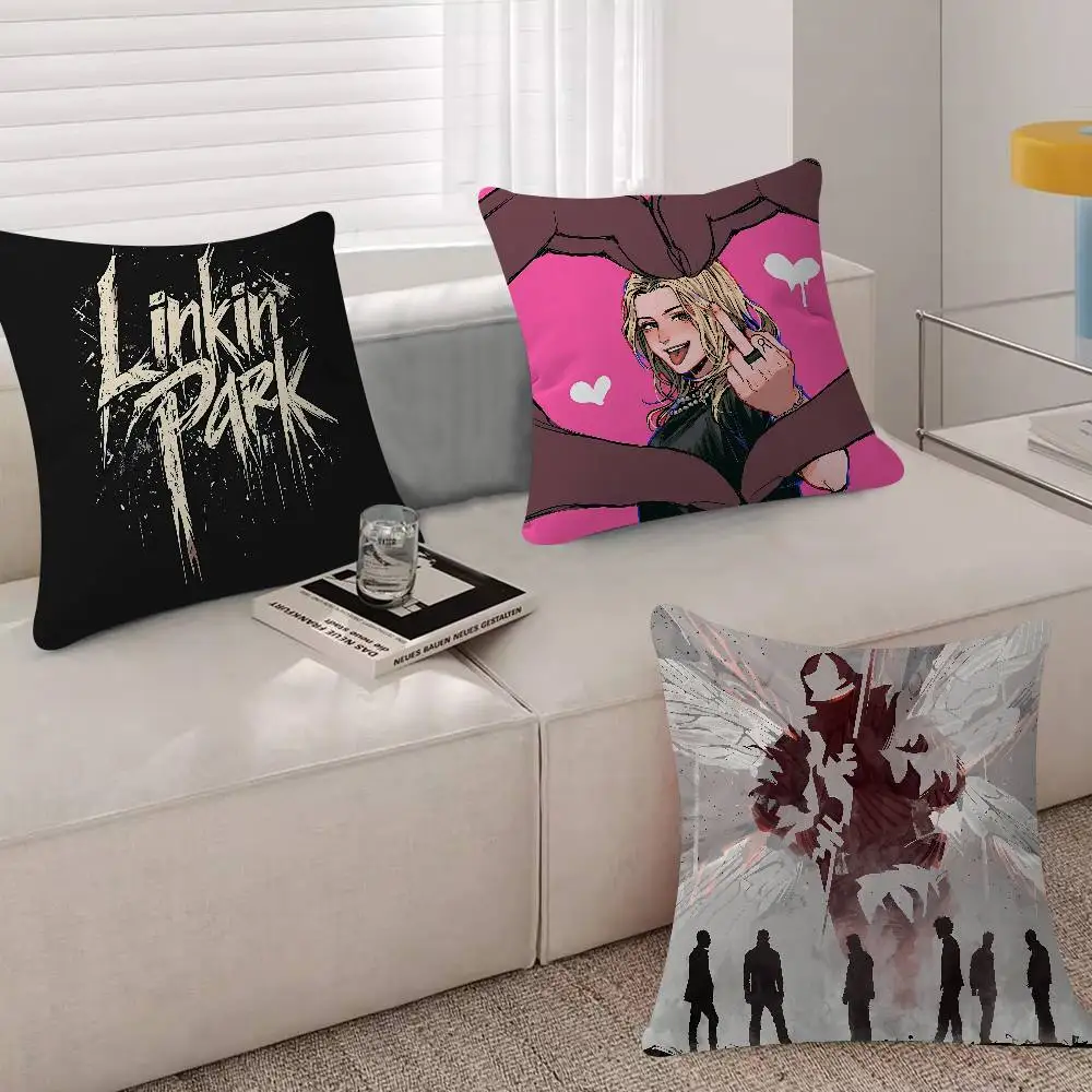 Rock Band L-Linkin ParkS Pillow Dust Cover Bedroom Kids Party Decoration Pillowcase Birthday Children Gift