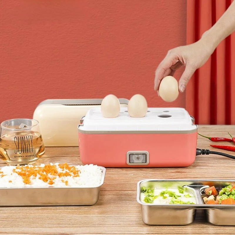 High-value Electric Lunch Box Portable Heat Preservation Bento Box Can Be Plugged Into The Electric Cooking Meal Heating Box
