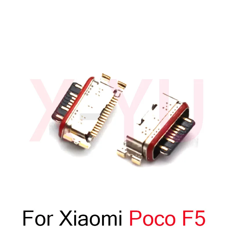 

10PCS For Xiaomi Poco F5 USB Charging Connector Plug Dock Socket Port