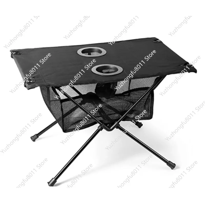 

Ultralight Folding Camping Table Aluminum Alloy Fabric Top Portable Outdoor Desk for Picnic BBQ Travel Hiking Garden Party