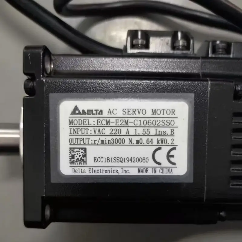 Used ECM-E2M-C10602S0 200W servo motor test Ok Quick delivery