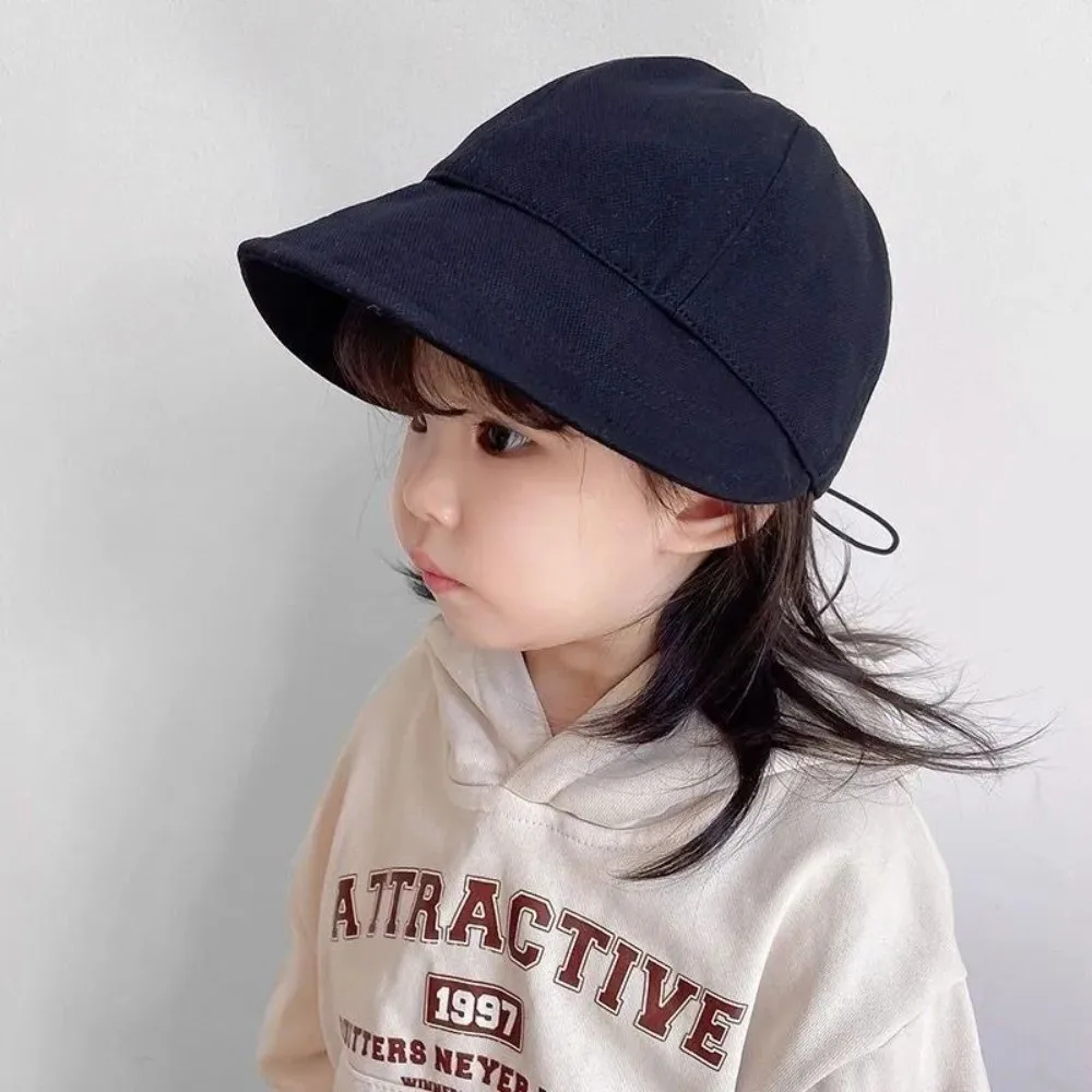 

Fisherman's Hat Kids Bucket Hat 2-7 Years Old Korean Style Baby Sun Protection Hat Streetwear Warm Children Fishman Hat