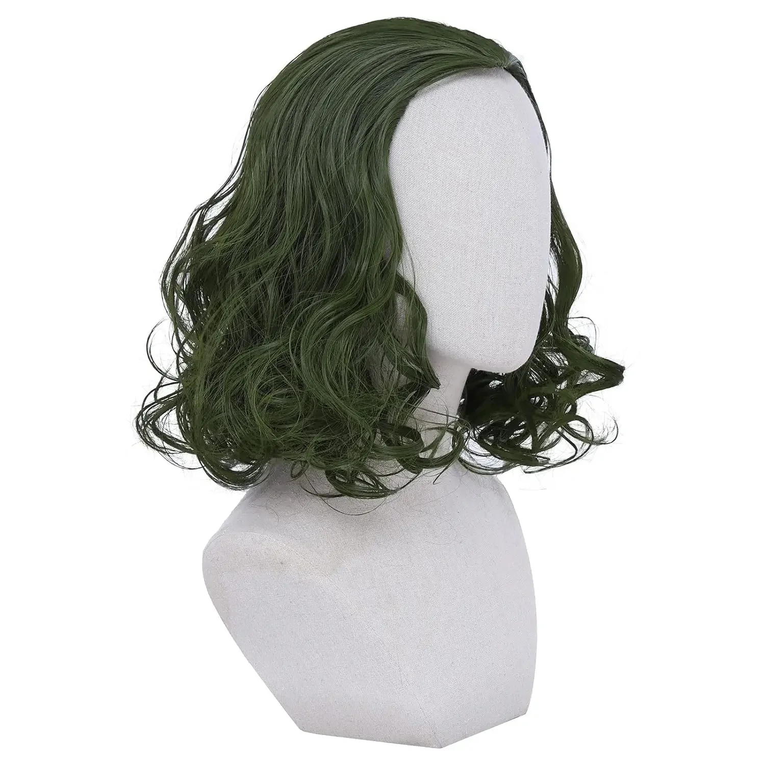 Halloween Joker Cosplay Peruca Verde para Homens e Mulheres – Perfeito para Fantasia Joker e Peruca de Palhaço Perucas de Cabelo de Fibra de Alta Temperatura