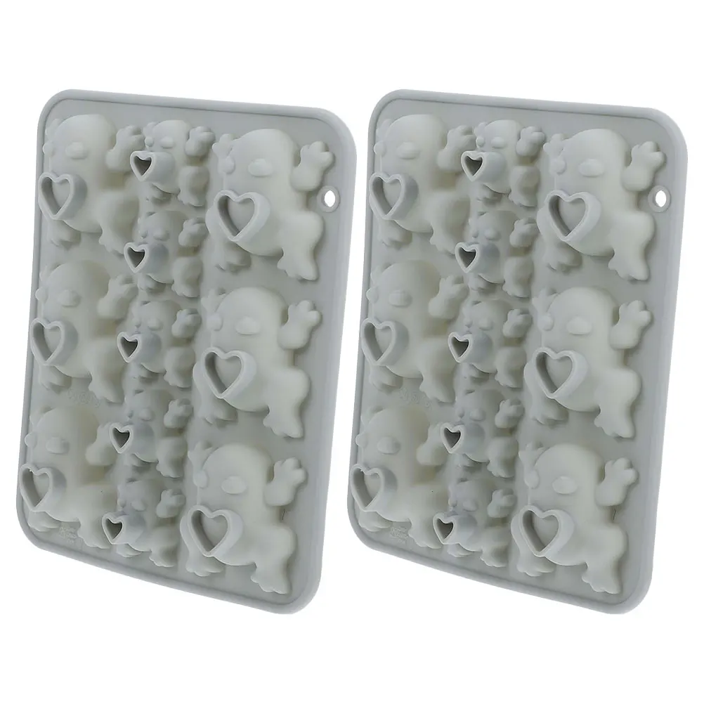 

2 Pcs Frog Baking Mold Cake Decorating Decoration Dessert Mould Diy Animal Theme Fondant