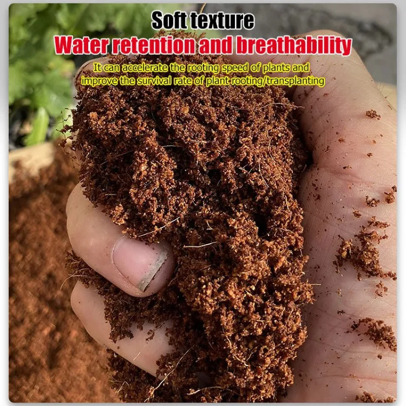 Soft texture and breathable Universal coconut brick nutrient soil