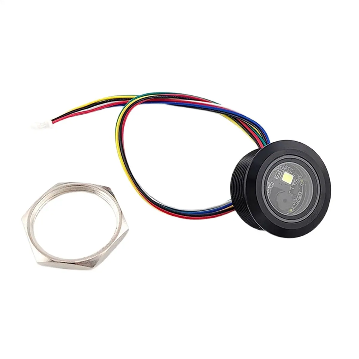 2026 Trend GM861-LED White Fill Lighting 2D/1D USB/UART DC3.3V QR Code Round Barcode Module Scanner Metal Enclosure Black