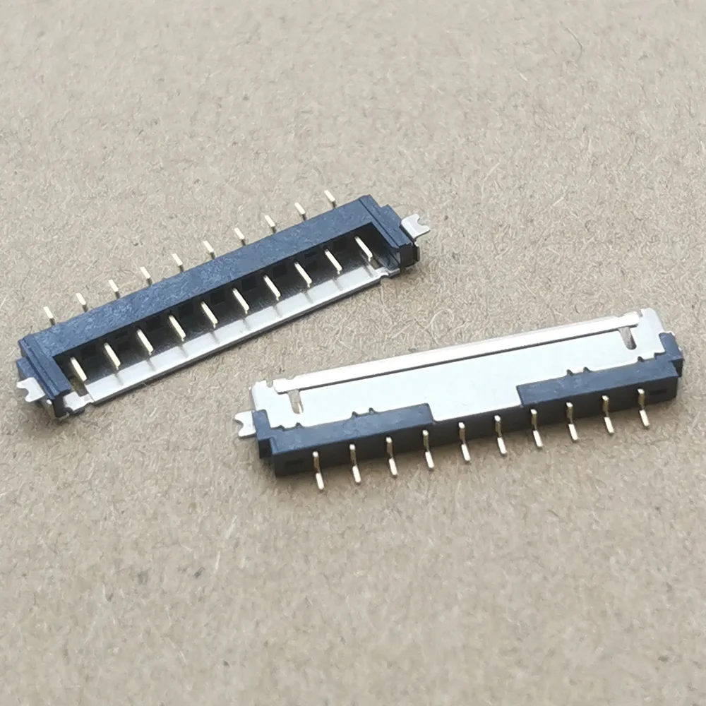 5pcs 2.0MM Pitch 10pin Iron Shell FPC Connector Battery Interface For Notebook Motherboard 10 Pin Battery Connector Slot Socket