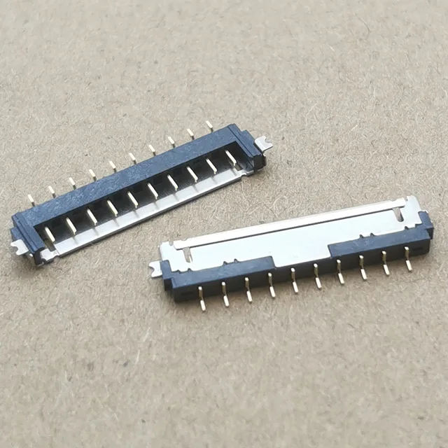 5 sztuk 2.0MM skok 10pin żelazna obudowa złącze FPC interfejs baterii dla płyty głównej notebooka 10 Pin złącze baterii gniazdo