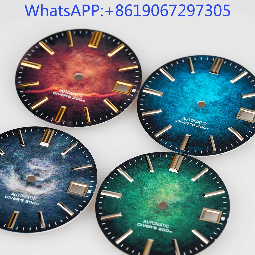 

Fashion Artistic Gradient Matte Texture Mod Parts Sports Diving 200m Watch Dial Suitable for NH35/36 Automatic Movement