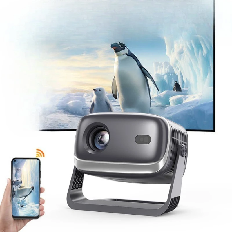 Portable Projector Autofocus 1080P Home Office Bedroom Wall Cast Home Theater 4K