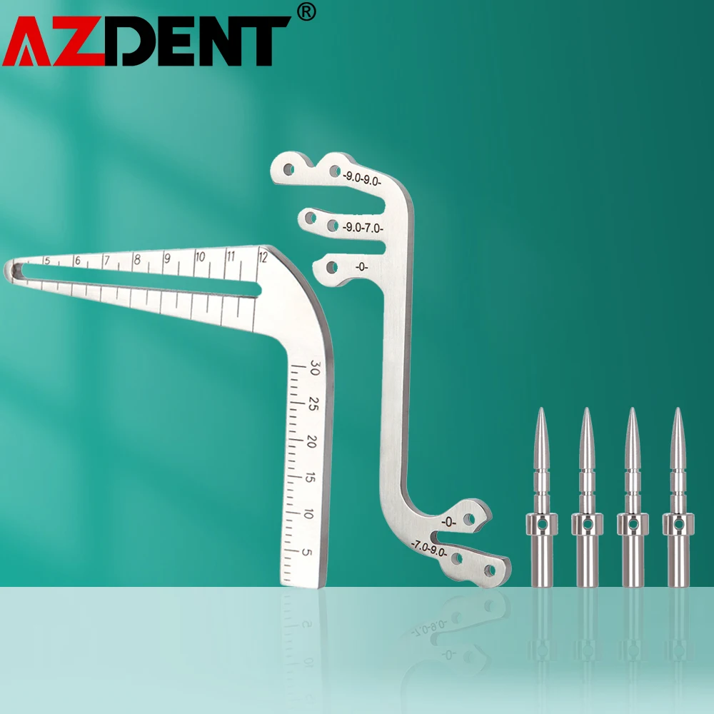 Dental Implant Guide Set Oral Planting Locator Positioning Guide Ruler Dentist