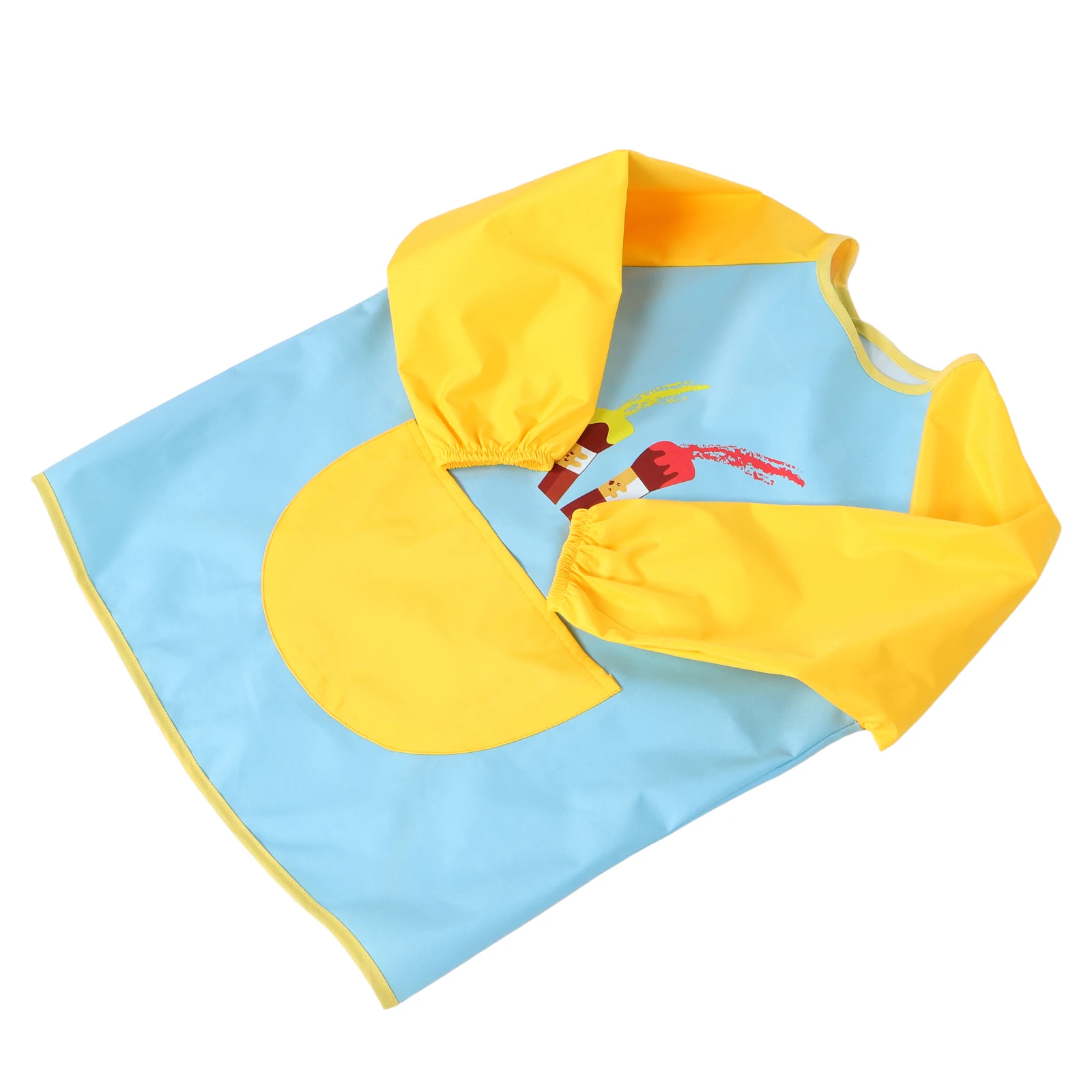 

Children Painting Smock Waterproof Kids Art Apron Long Sleeve Face Kit Chef Artist Reverse Dress Bulk Polyester Canvas