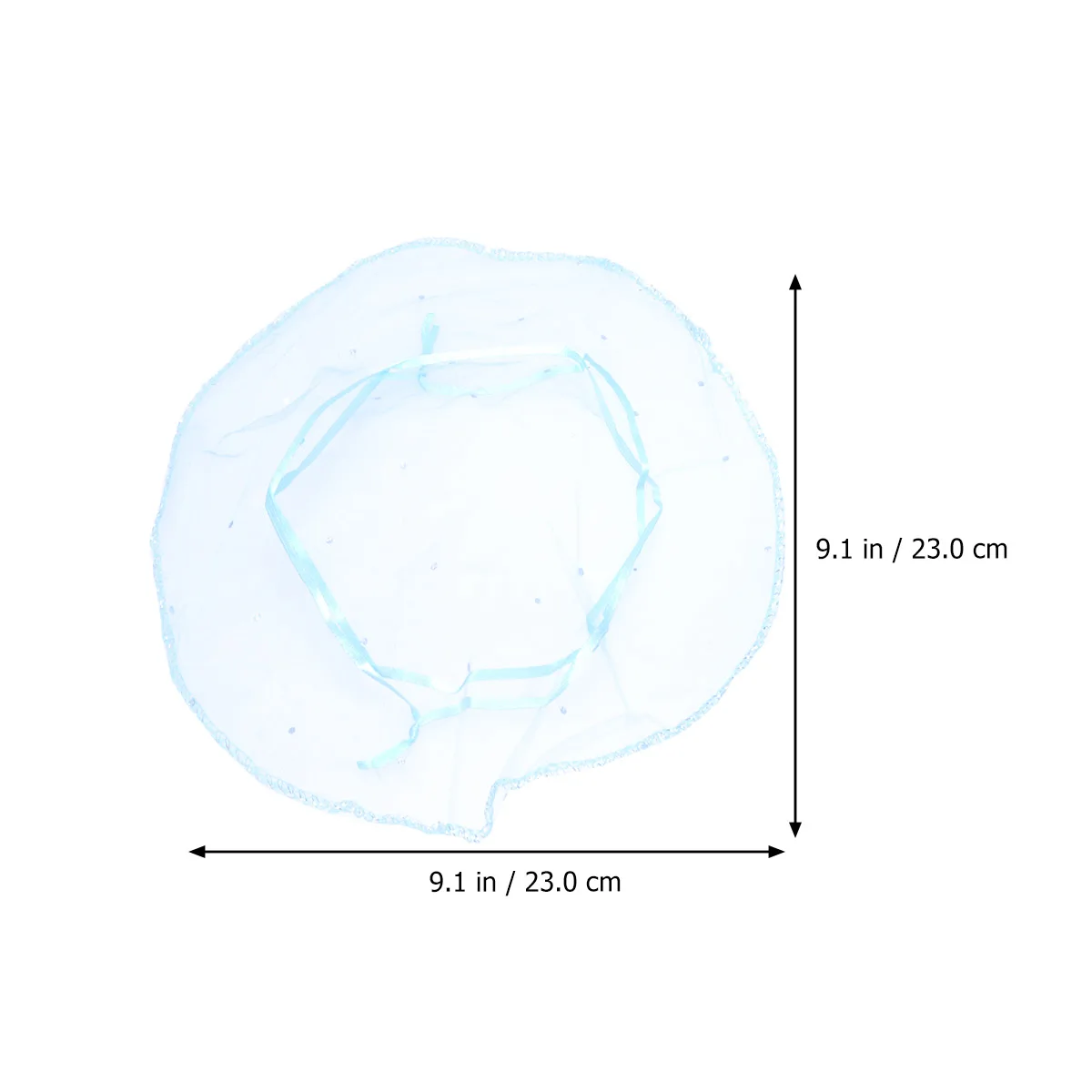 

100 Pcs Sequin Disc Organza Bags Lightweight Drawstring Candy Gift Packaging Wedding Party Favor Blue Gauze Small