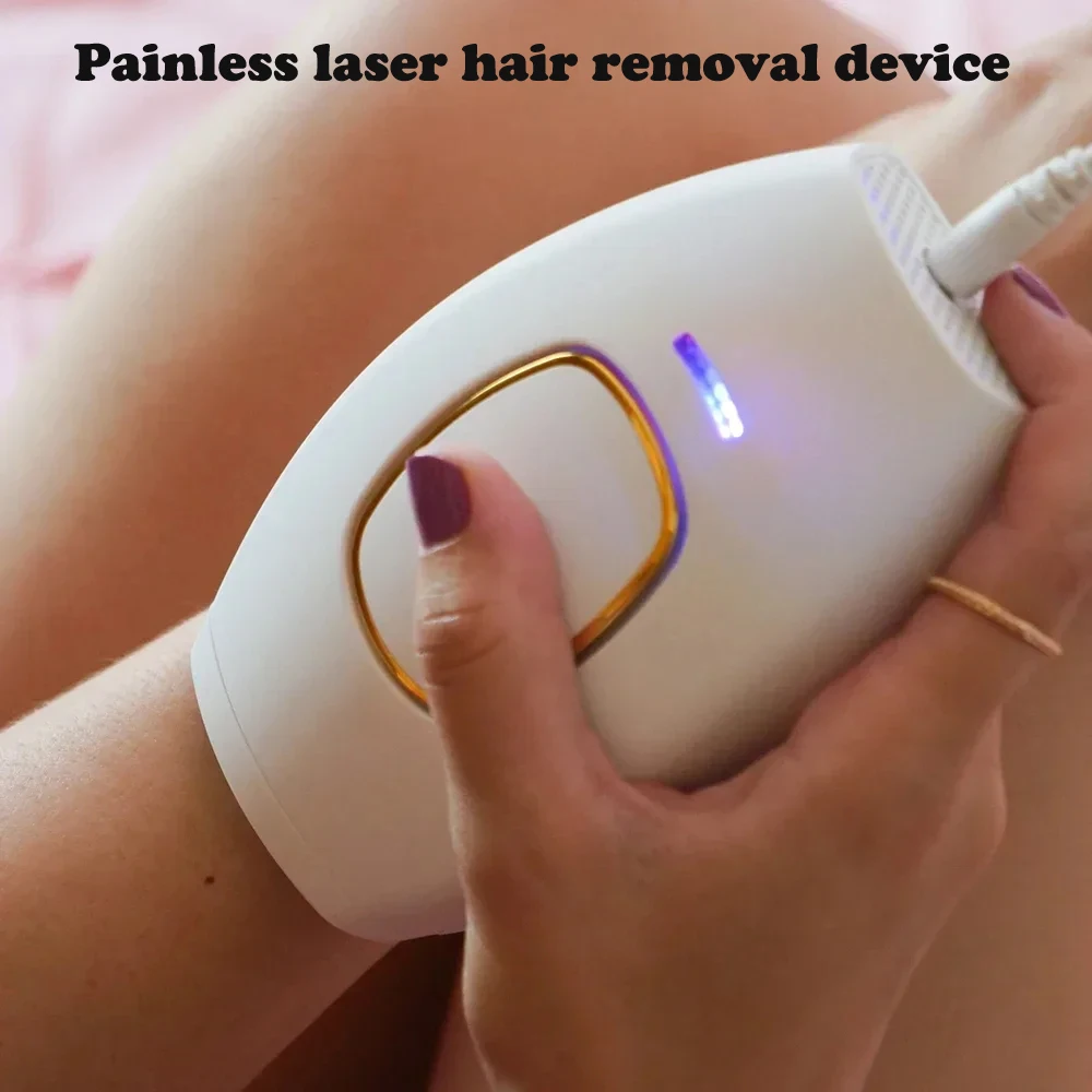 

IPL Laser Hair Removal Device, 5 Levels 500000 Flashes Permanent Painless Epilator, Whole Body Treament At Home For Women Men